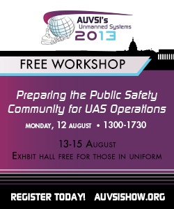 AUVSI - Free Workshop, August 12th, 1300-1700 Also August 13th - 15th 